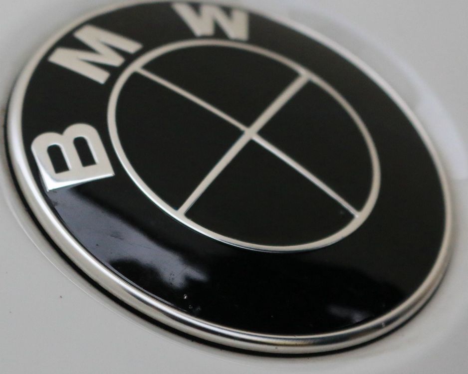 BMW Emblem Dekor Aufkleber Schwarz