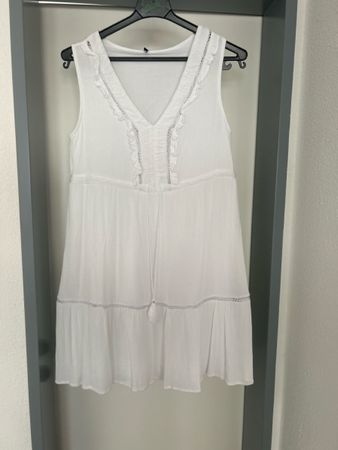 Sommerkleid von Chicoree, Grösse L, weiss
