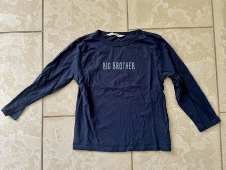 Long Sleeve Shirt Big Brother Blue Size 110/116 EU