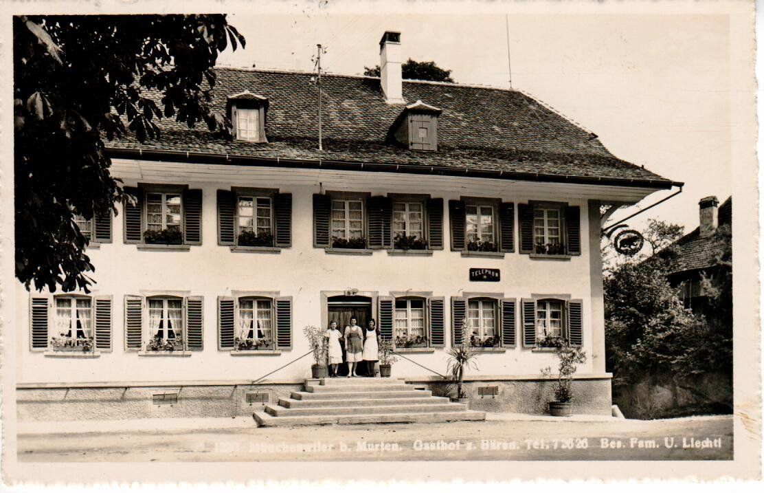 Cartoline postali: Münchenwiler 1948 – Usato da Wolhusen venduto da Curver9