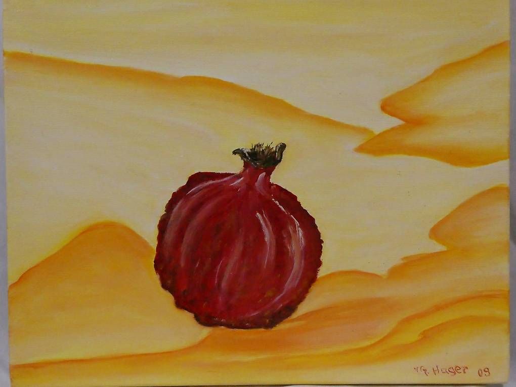 Dipinti: Acrylbild Granatapfel – Usato da Uznach venduto da gartenri