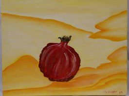 Acrylbild Granatapfel