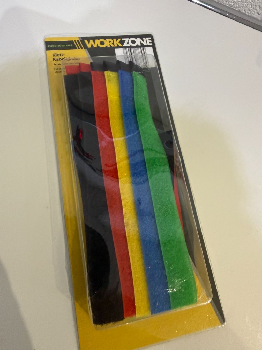 Nastri decorativi: Klett-Kabelbinder 4+6 Stk, 2 Grössen, Workzone – Nuovo e nell'imballaggio originale da Unterengstringen venduto da Tnovus
