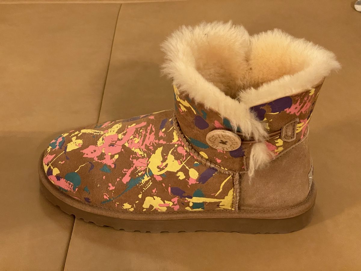 Ugg Scarpe da donna: original UGG Boots, gesprenkelt, Gr.40, camel – Nuovo (secondo la descrizione) da Corcelles NE venduto da gingerbrain 2