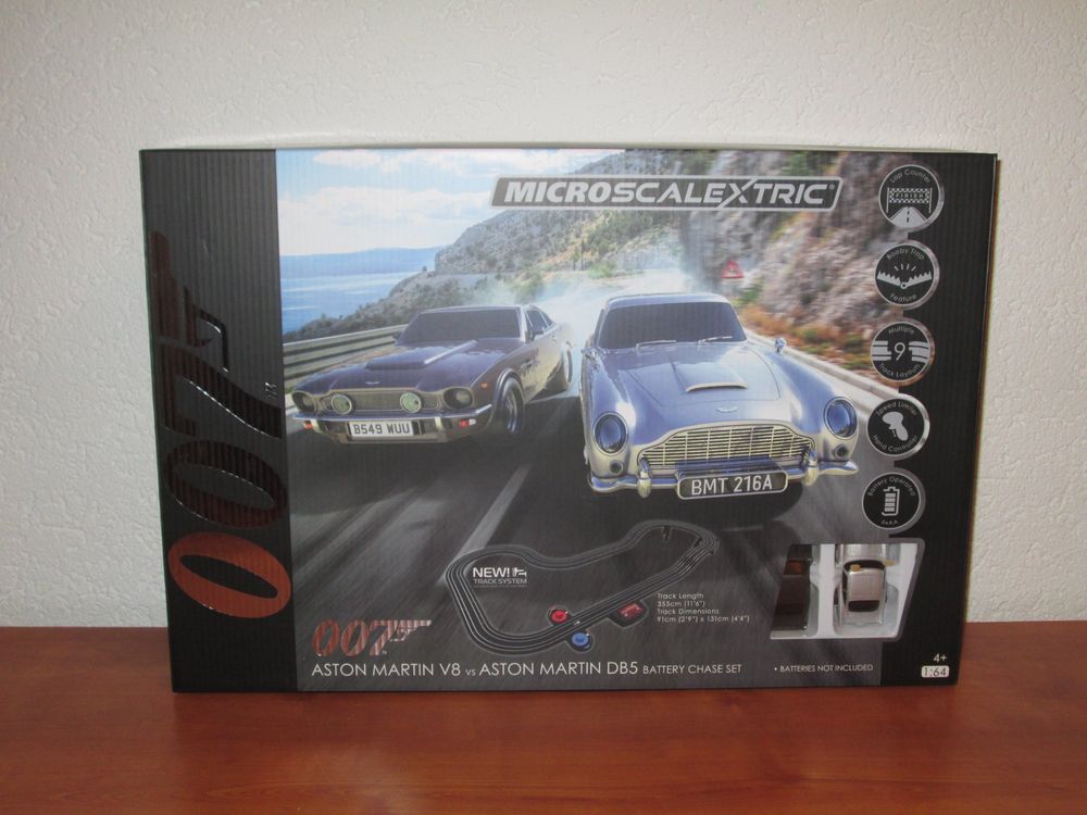 Coffret Scalextric D'origine Aston Martin V8, échelle 1/6, Collection