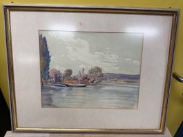 Aquarell Paul Tanner 1931 Untersee gut erhalten