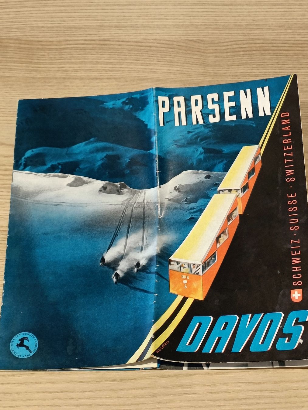 Documenti: Prospekt / Parsenn Davos - Ausgabe ca. 1930 – Usato da Brugg AG venduto da Ente015 1