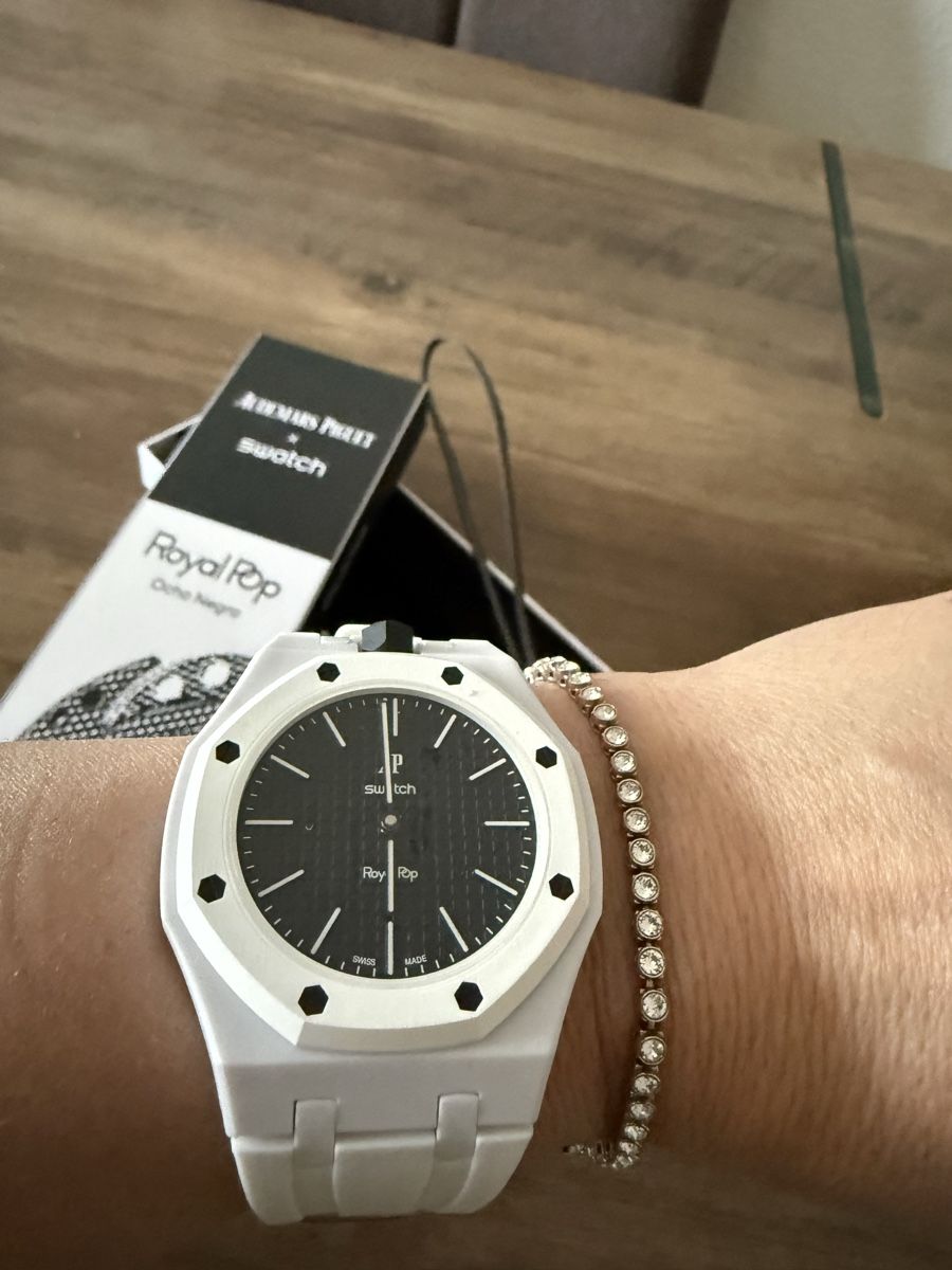 Audemars Piguet Montres: Swatch x Audemars Piguet Royal Pop Blanco – Neuf (Voir description) à schlieren par naribas 3