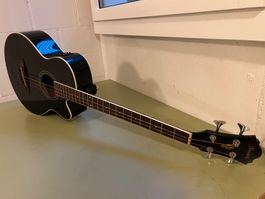 Akustik Bass Gitarre mit Tonabnehmer