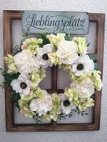 🌞Lieblingsplatz Tür- Wand- Fenster Kranz 48cm Hortensien