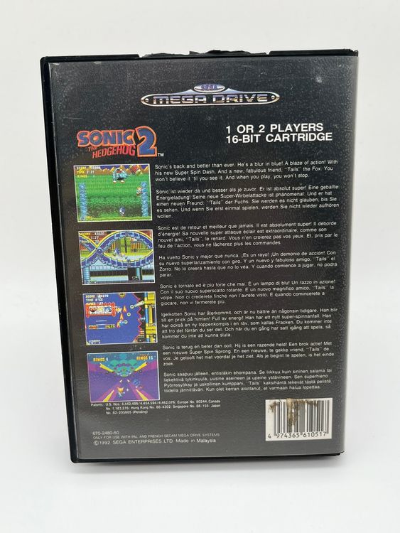 sonic the Hedgehog 2 Mega Drive Retro OVP (Gebraucht) in St. Gallen für ...