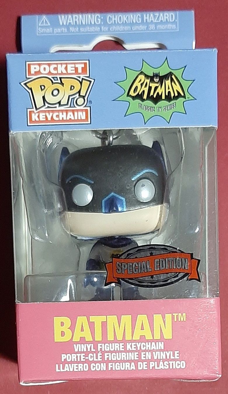 Funko Statuette: Funko Pop Pocket Keychain Batman – Nuovo e nell'imballaggio originale da Montet (Glâne) venduto da KOADA