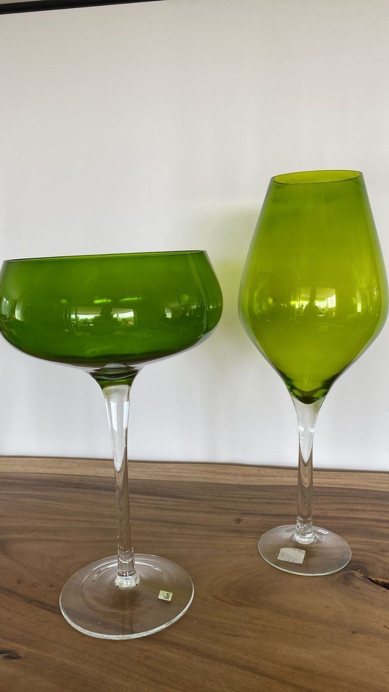 Tutte le decorazioni: Dekorations Glas, 2 Gläser 50 & 60cm – Usato da Dagmersellen venduto da Arcticsnow2017 1