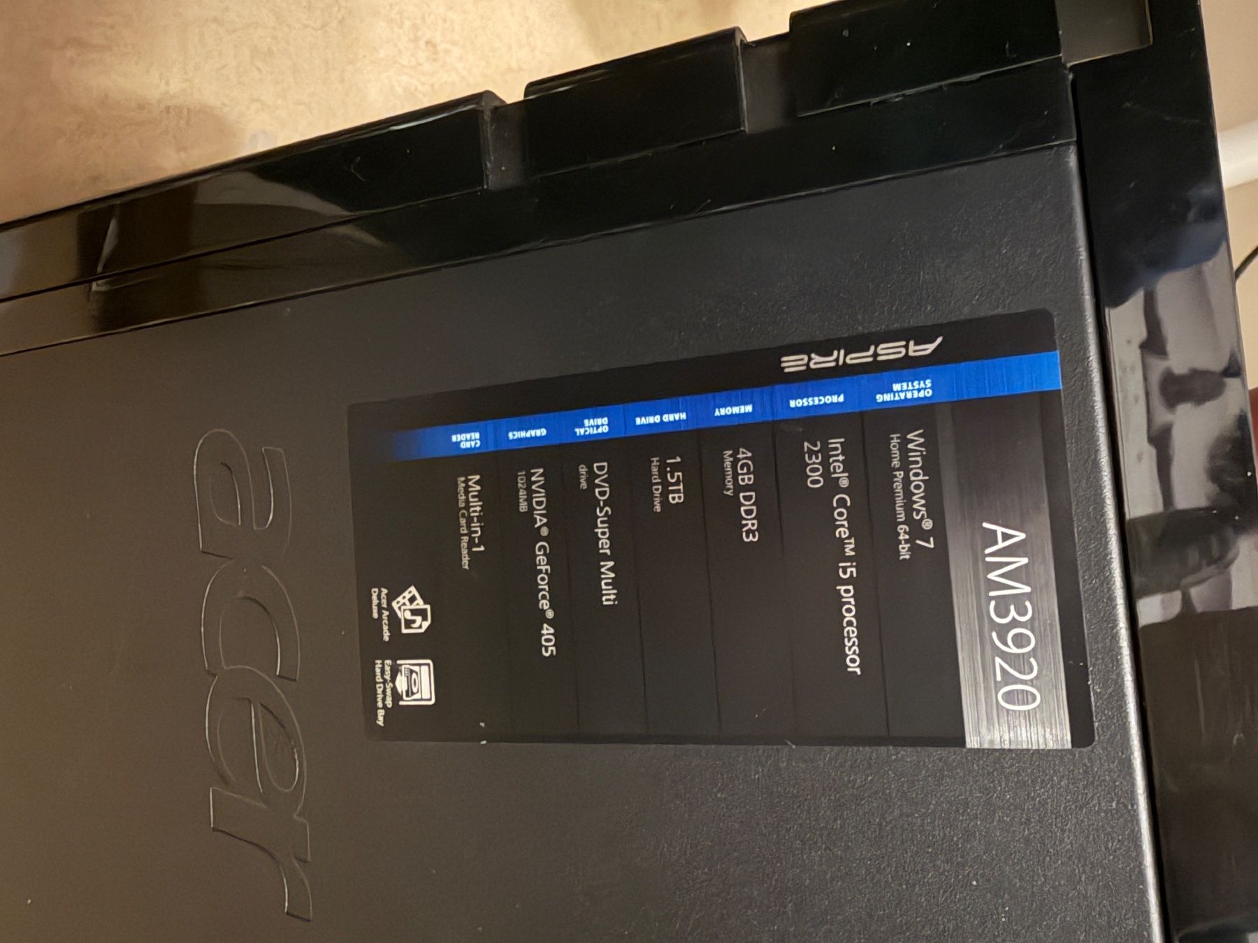Acer PC: Acer Aspire PC Intel Core i5 – Usato da Zürich venduto da fresh0001 5
