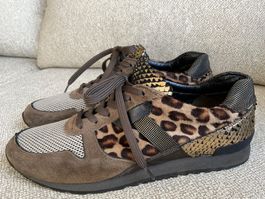 KENNEL + SCHMENGER Leder Sneaker Gr 38 Leoprint