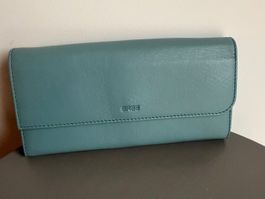 BREE Lynn 164 Damenportemonnaie Leder Türkis – Neu – NP 99