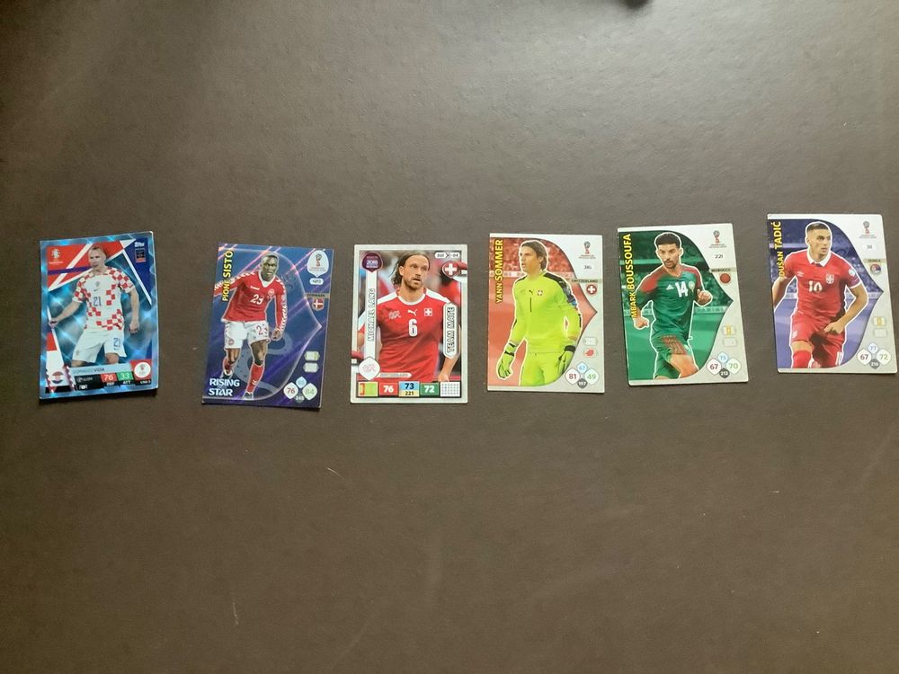 Panini & Topps Fussball Karten-Set, 2024 und 2018 (Gebraucht) in ...