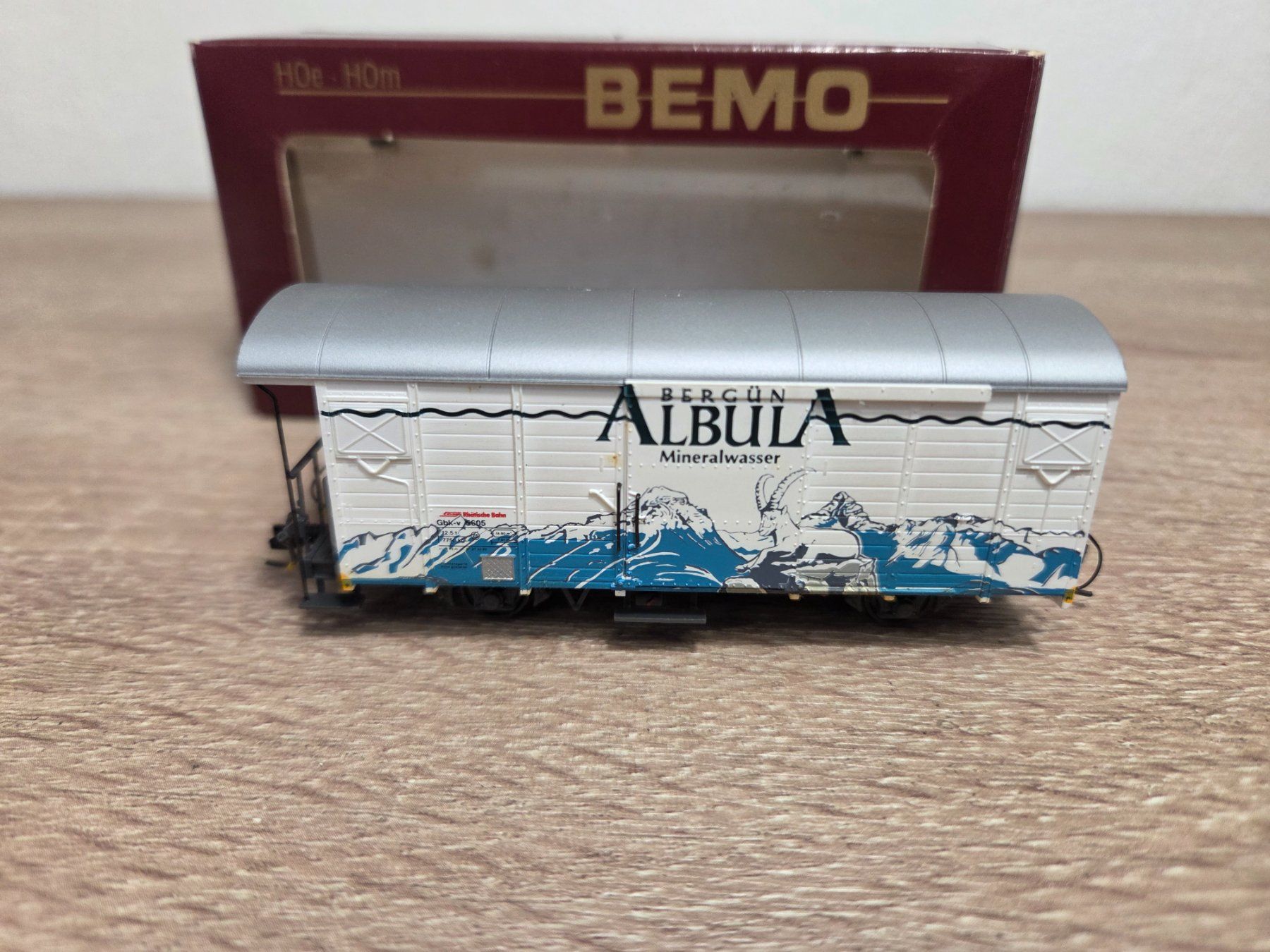 Bemo Modellini di ferrovie: Bemo 2283.125 Güterwagen Albula H0m – Usato da St-Aubin-Sauges venduto da Lo_Go