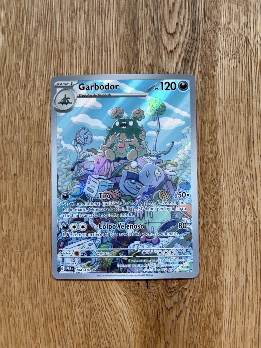 Pokémon Carte collezionabili: Pokémon - Garbodor - IR - 204/182 - Paradox IT – Nuovo (secondo la descrizione) da Celerina venduto da vyn_90