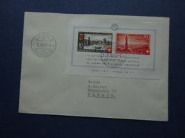 1942 B19 Block FDC mit Attest - SBK2020 1250.00