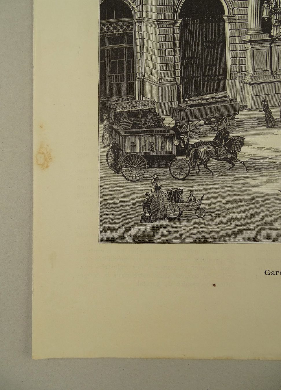 Gravures: ZÜRICH BAHNHOF, HOLZSTICH 1883 – D'occasion à Grüningen par Kartensammler 4