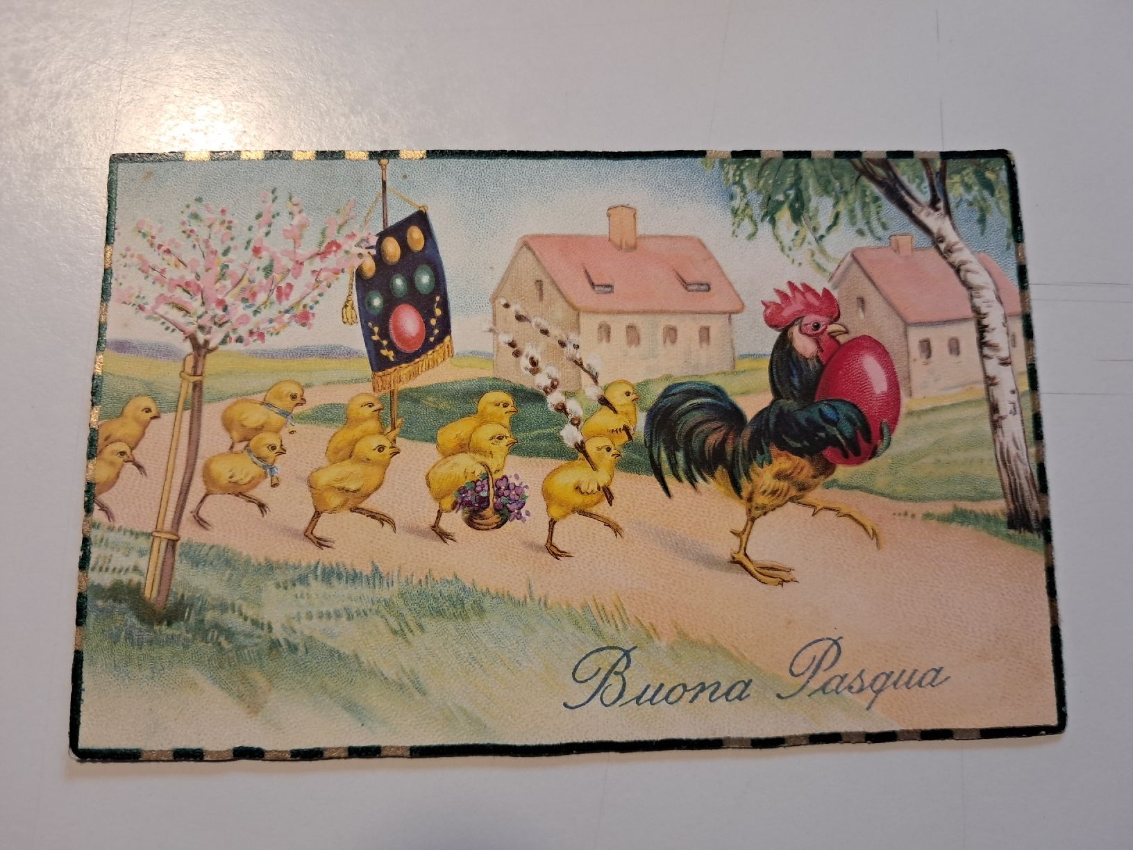 Cartoline postali: buona Pasqua – Usato da Gorduno venduto da ema_7yhp