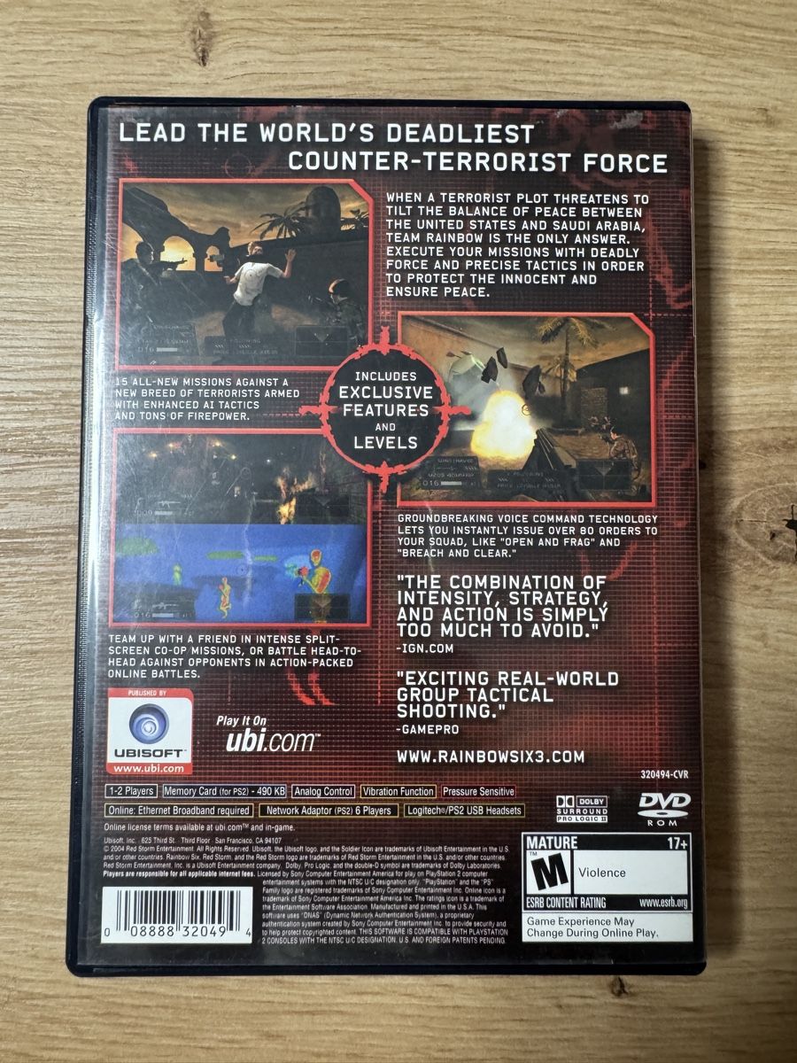Giochi: Rainbow Six 3 - PlayStation 2 – Usato da Biberist venduto da etesummer 1
