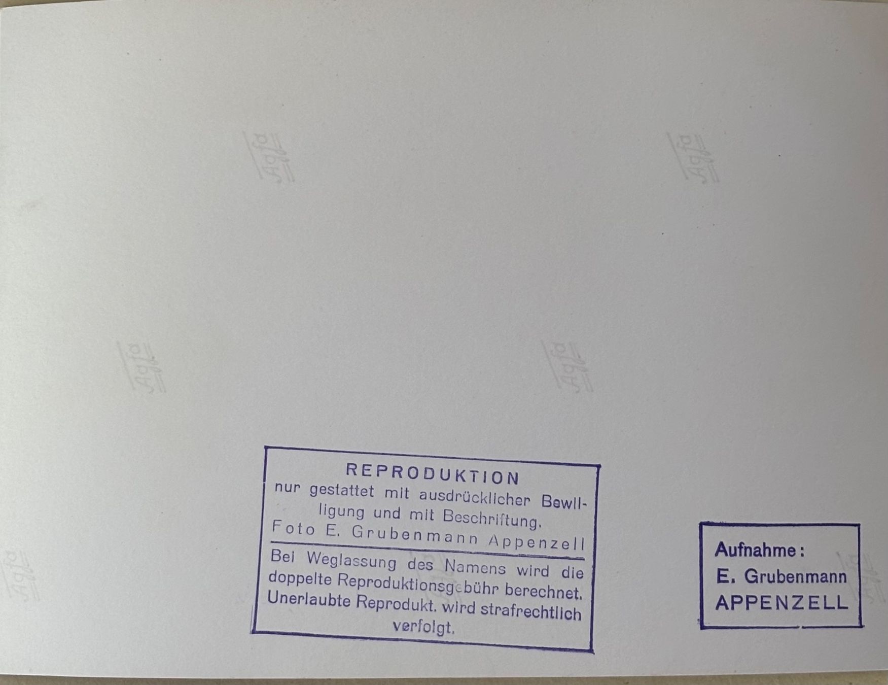 Cartes postales: Foto E. Grubenmann, Appenzell, 13 x 18 cm – D'occasion à Frauenfeld par Merk52 1