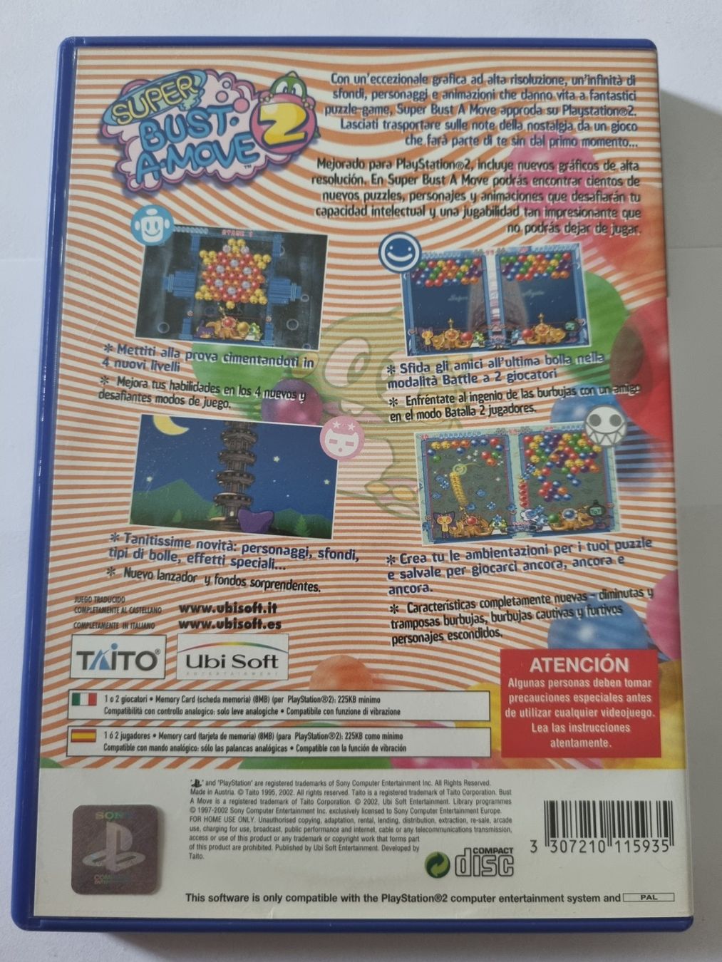 Sony Giochi: Super Bust A Move 2 per PlayStation 2 – Usato da Pollegio venduto da Isaiaaaa96 1