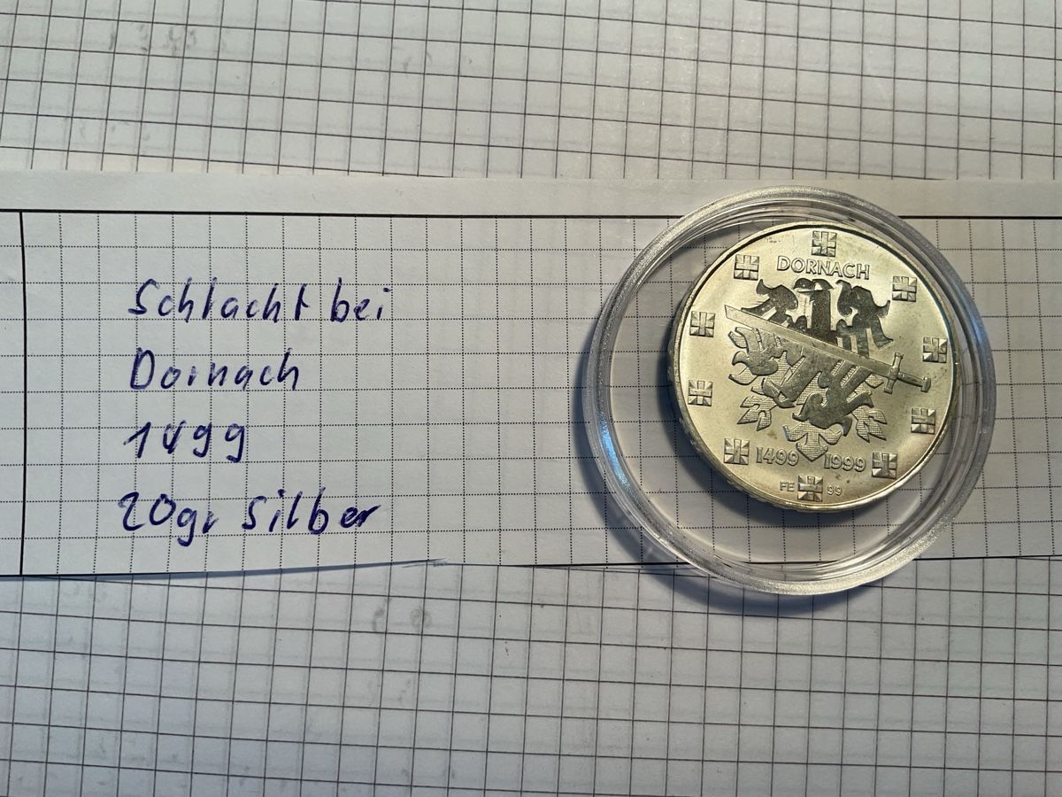 Tutti le monete: 20 Franken Silber Münze – Usato da Ursenbach venduto da tho_8s6p