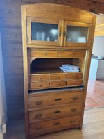 Sekretär Schrank Büromöbel Eichenholz ab 1.-
