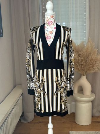 Balmain Multicolor Stripe Dress