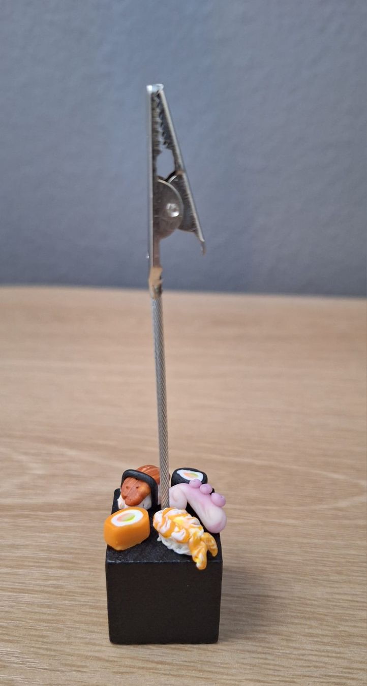 Cornici: Fotohalter, Memo Clip mit Handmade Sushi, Geschenk – Nuovo (secondo la descrizione) da Zürich venduto da HandmadeTinyFood