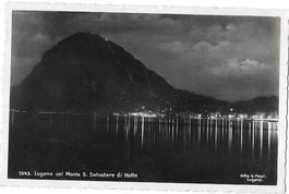 Lugano Monte S. Salvatore di notte