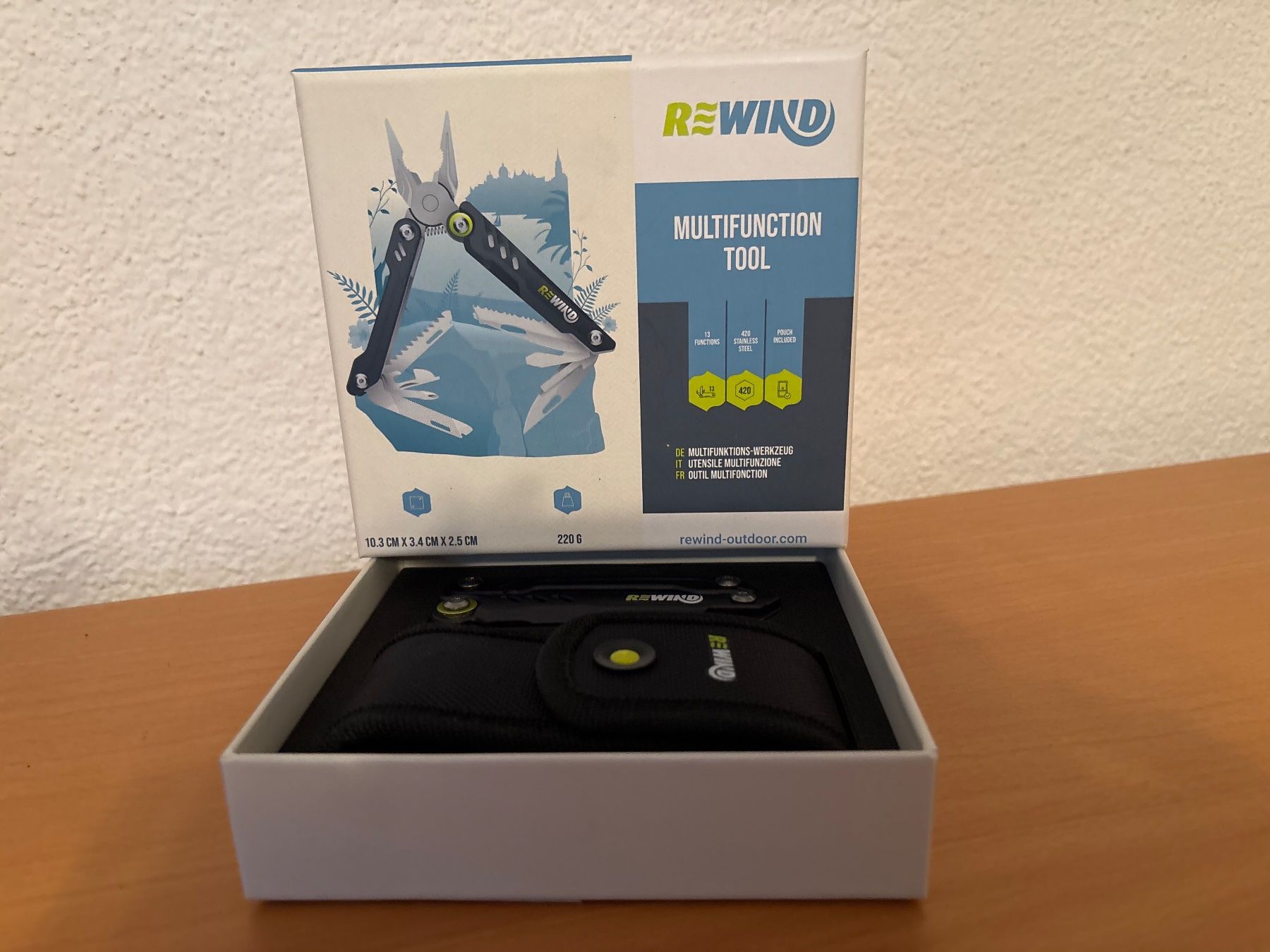 Tous les outils: Rewind Mulifunction Tool (Multifunktionswerkzeug) – Neuf avec emballage d'origine à Frauenfeld par zwerg13