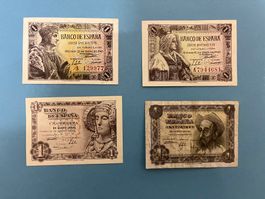 Ancienne billets d’espagne