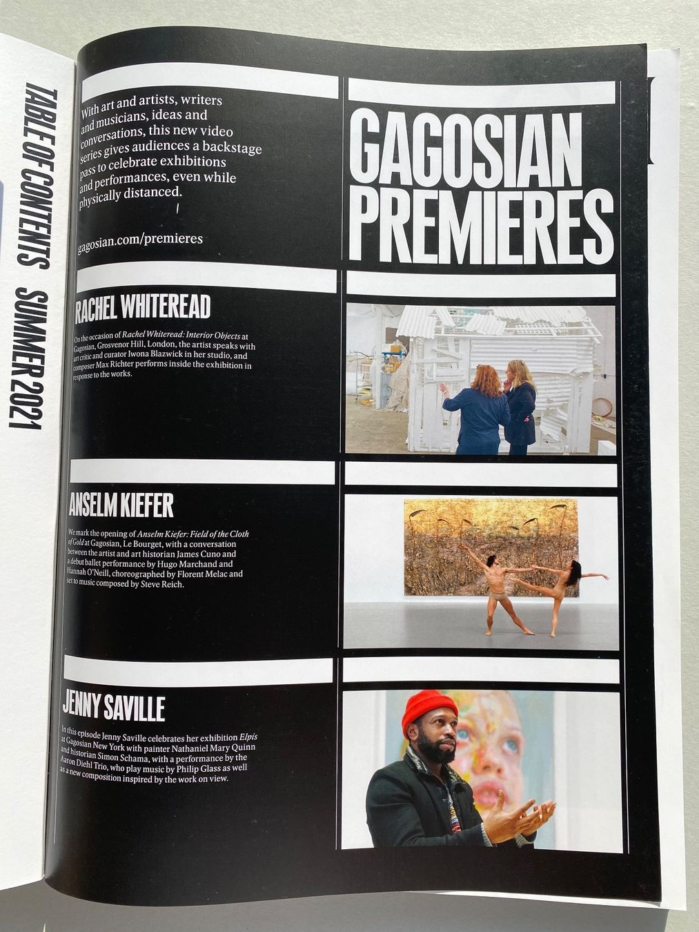 Zeitschriften & Magazine: GAGOSIAN MAGAZINE – Gebraucht aus Zürich von lesgarcons 1