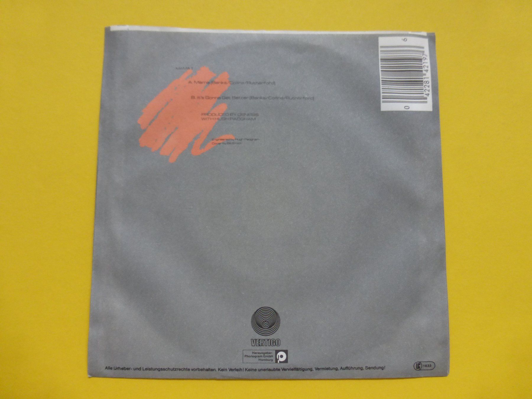 Dischi in vinile: Genesis – Mama – Usato da Zürich venduto da Swiss57 1