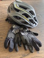 Fox Fahrradhelm und Mountainbike Handschuhe Set