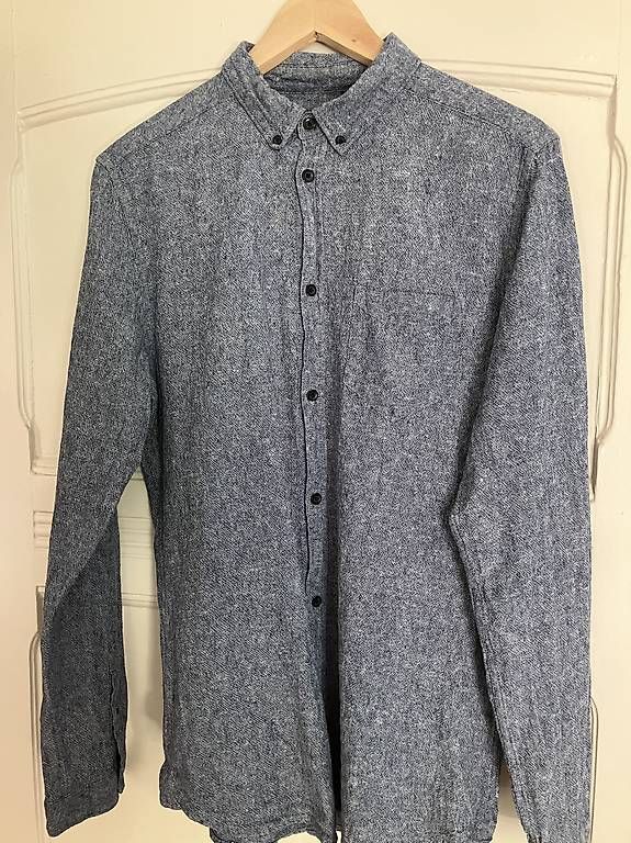 Chemises: Dr.Denim Leinen-Hemd blau - Gr L – D'occasion à Basel par ced_kdr7