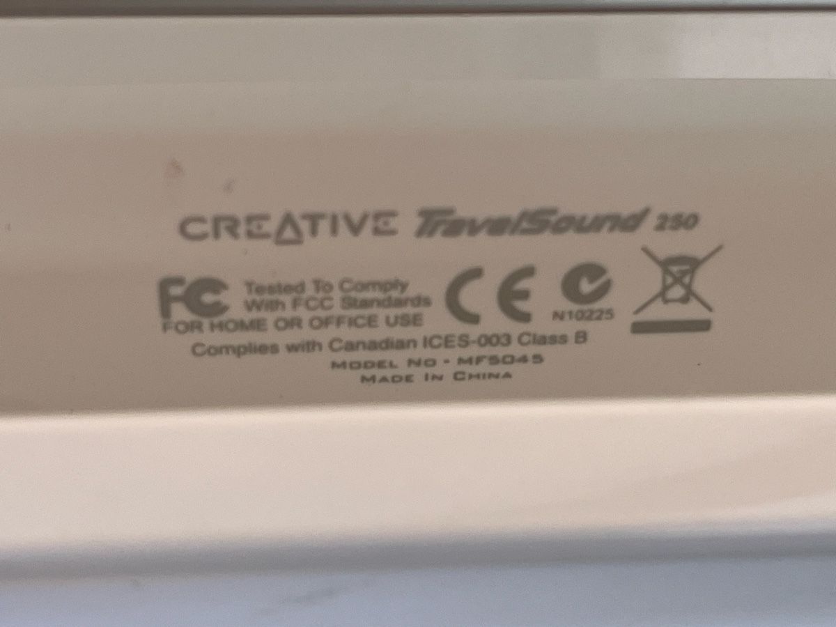 Creative Casse acustiche: Creative TravelSound – Usato da Subingen venduto da Steps 1