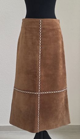 Kookai Wildleder Rock braun Grösse 38 