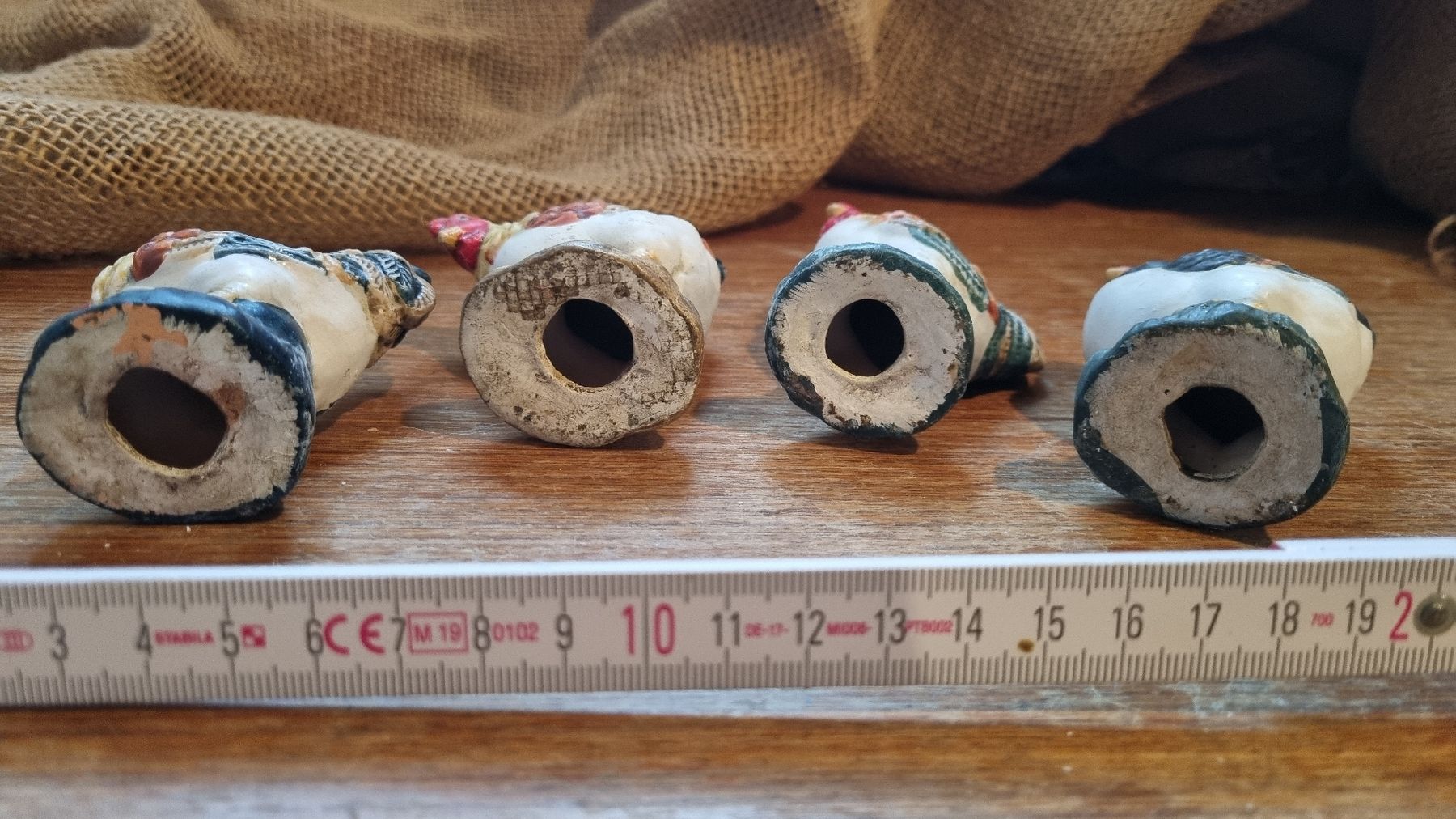 Figurines: 4 Stk. Keramik Hühner ca.9cm – D'occasion à Merishausen par Ussta1 3