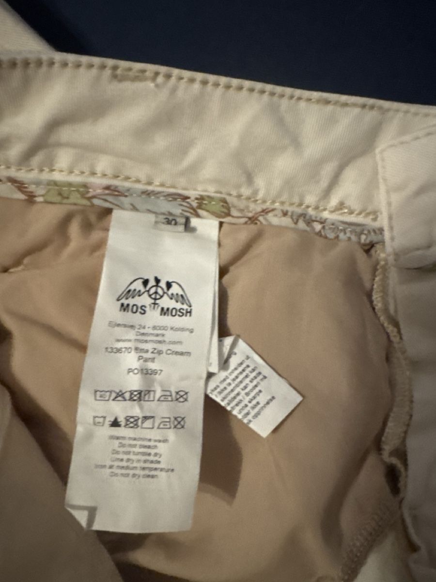 Mos mosh Jeans: Ganz schöne hellbeige Jeans von MOSMOSH – Gebraucht aus Fürstenau von Du-01 3