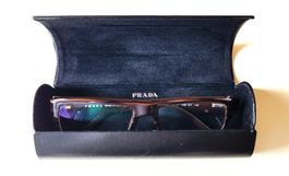 PRADA Brille, braun, neuwertig, mit Etui - Top Zustand!