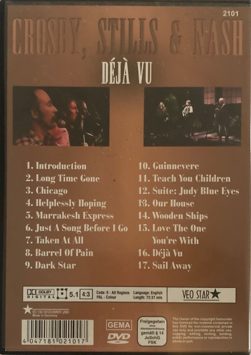 Alle DVDs: CROSBY, STILLS & NASH - DÉJÀ VU – Gebraucht aus Poliez-Pittet von Newtown-Records 1