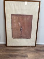 grosses Bild / Kunstwerk: Franz Anatol Wyss, 1976, in Rahmen