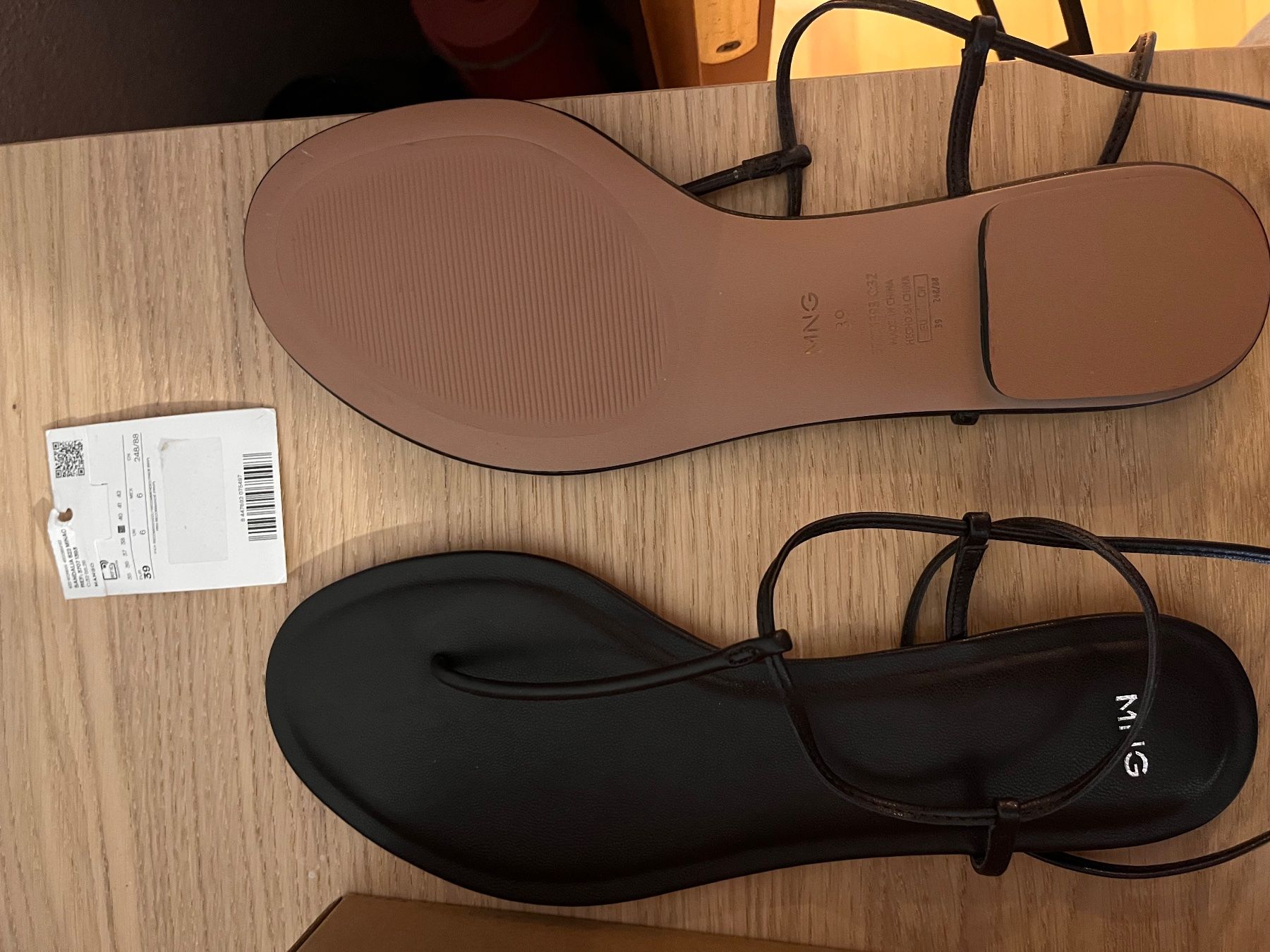 Mango Scarpe da donna: Sandali Mango marrone scuro 39 – Usato da Cauco venduto da ElenaB. 1