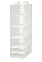 2 Weisse Ikea Hängeaufbewahrungen mit 6 Fächern