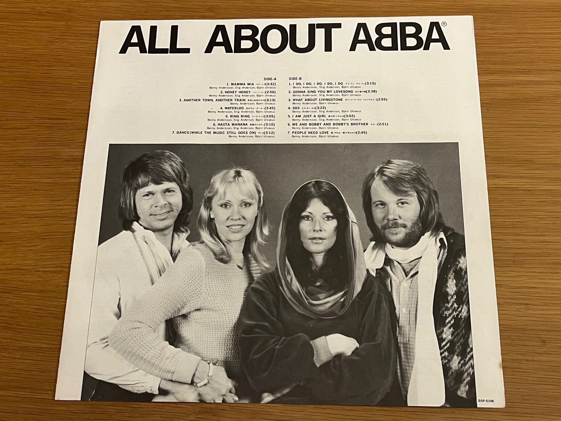 Dischi in vinile: ABBA All about ABBA LP Japan – Usato da Basel venduto da Vinyloase 2